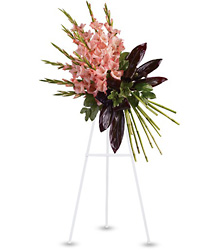 Elegant Tribute Spray from Designs by Dennis, florist in Kingfisher, OK